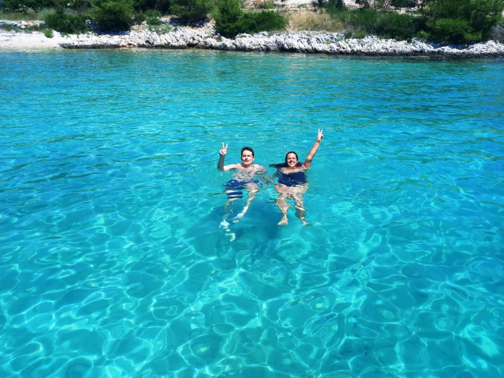 Bol Zlatni Rat beach day trip by private boat rental from Trogir.